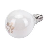 Светодиодная лампа Volpe LED-G45-6W/3000K/E14/FR/SLF UL-00008314