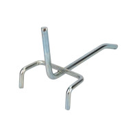 Одинарный крючок на перфорацию ООО ТД Ижпромсервис длина 100 мм, диаметр 5 мм, шаг 50 мм, 10 шт. НФ-00002434