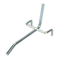 Одинарный крючок на перфорацию ООО ТД Ижпромсервис длина 100 мм, диаметр 5 мм, шаг 50 мм, 10 шт. НФ-00002434