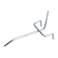 Одинарный крючок на перфорацию ООО ТД Ижпромсервис длина 100 мм, диаметр 5 мм, шаг 50 мм, 10 шт. НФ-00002434