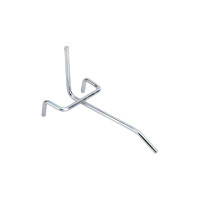 Одинарный крючок на перфорацию ООО ТД Ижпромсервис длина 100 мм, диаметр 5 мм, шаг 50 мм, 10 шт. НФ-00002434