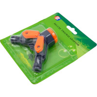 Разветвитель на кран SanTrade 2-х канальный 1/2-3/4, пластик (5002 / SM-M5002) 4278