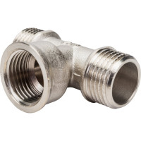 Тройник STI латунный Ду15 (1/2") Н-В-Н никелированный D270-05067