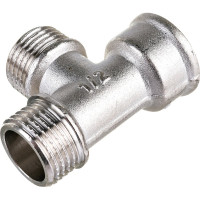 Тройник STI 1/2" В-Н-Н никелированный 3507