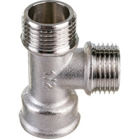 Тройник STI 1/2" В-Н-Н никелированный 3507