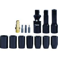 Угловой пневматический гайковерт INTERTOOL + набор головок PT-1110