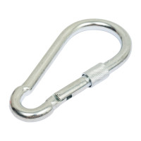 Пожарный карабин с фиксатором КРЕП-КОМП DIN 5299 D, м13, 1 шт. кпф13мф