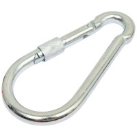 Пожарный карабин с фиксатором КРЕП-КОМП DIN 5299 D, м13, 1 шт. кпф13мф