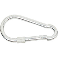 Пожарный карабин с фиксатором КРЕП-КОМП DIN 5299 D, м13, 1 шт. кпф13мф