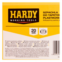 Шпатель для обойных работ HARDY 20 см 0610-570020