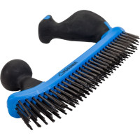 Проволочная щетка HARDY 5-рядная, углеродистая сталь, двойная ручка 2К 1001-312405