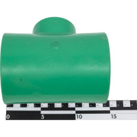 Переходной тройник Banninger полипропиленовый, зеленый, 75x50x75 мм 7521121011