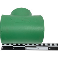 Переходной тройник Banninger полипропиленовый, зеленый, 90x75x90 мм 7521131211