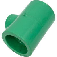 Переходной тройник Banninger полипропиленовый, зеленый, 63x40x63 мм 7521110911