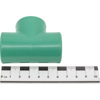 Переходной тройник Banninger полипропиленовый, зеленый, 20x25x20 мм 5521060711