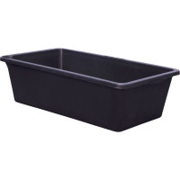 Емкость Тара.ру 45 л, строительная, прямоугольная, без крышки, цв. чёрный 26225