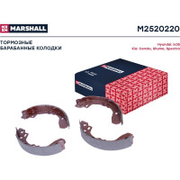 Тормозные колодки барабанные задние Hyundai ix35 10-, Kia Sportage III 10-, Cerato I 01- MARSHALL M2520220