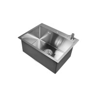 Комплект кухонная мойка из нержавеющей стали WISENT WS35848/WGER013/W405A/W302644