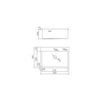 Комплект кухонная мойка из нержавеющей стали WISENT WS35848/WGER013/W405A/W302644