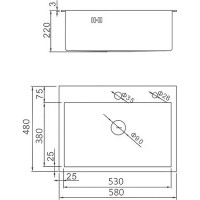 Комплект кухонная мойка из нержавеющей стали WISENT WS35848/WGER013/W405A/W302644