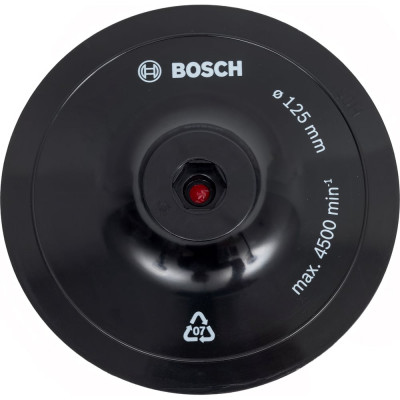 Насадка под круги на липучке (125 мм; 8 мм) Bosch 1609200154