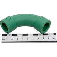 Плавнозагнутый угол Banninger полипропиленовый, зеленый, 90 гр x 20 мм 7421060911