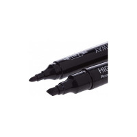 Перманентный маркер Hatber Highway двухсторонний, клиновидный, 5мм/2мм 10 шт 069850