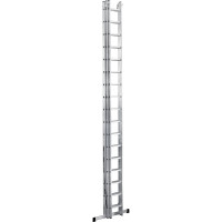 Алюминиевая 3-секционная лестница UFUK 3х17 ступеней 411317