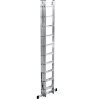 Алюминиевая трехсекционная лестница Perilla UFUK 3х10 ступеней 411310