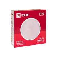 Светодиодный светильник EKF ЖКХ круг ДПО-2007 25Вт 4000K IP65 PROxima BKL-2007-R-25-4000