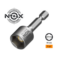 Ключ-насадка магнитная NUT SETTER (13x48 мм; карта) NOX 551301