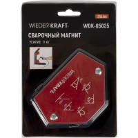 Магнит сварочный 30, 45, 60, 70, 90, 135 градусов, 25Lbs WIEDERKRAFT WDK-65025