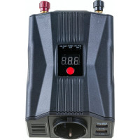 Автомобильный инвертор TopOn 200 Вт, 1 розетка, 2 USB, LCD экран, пиковая мощность 400 Вт, черный TOP-PI201