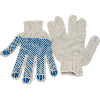 Трикотажные перчатки с ПВХ БЕРТА 1 пара 100/1