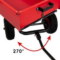 Ручная четырехколесная тележка-самосвал с кузовом DDE 200 908-092