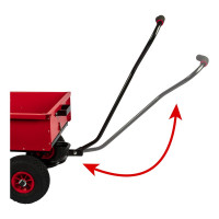 Ручная четырехколесная тележка-самосвал с кузовом DDE 200 908-092