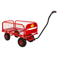 Ручная четырехколесная тележка-трансформер с бортами DDE 200 908-108