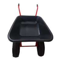 Строительная 2-х колесная тачка LWI Премиум 120 л, 250 кг, полимерное корыто LWI120х2PROFI