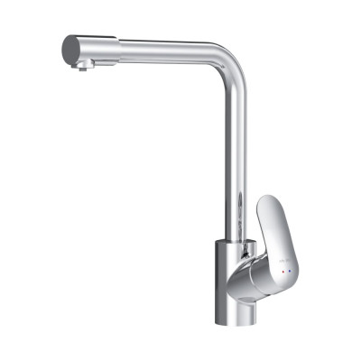 Смеситель для кухни AM.PM Like с каналом для питьевой воды, L-излив, хром F8005700