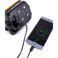 Аккумуляторный фонарь прожектор ЯРКИЙ ЛУЧ YLP A-150 Termit COB max1500лм 4реж+SMD красный 2реж,IPX4, Li-Ion 4606400006909