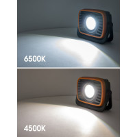 Аккумуляторный фонарь прожектор ЯРКИЙ ЛУЧ YLP A-150 Termit COB max1500лм 4реж+SMD красный 2реж,IPX4, Li-Ion 4606400006909