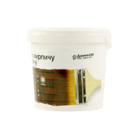 Лак по кирпичу и бетону акриловый антисептический Доминар БС 87 полуглянцевый, 0.9 кг L87215