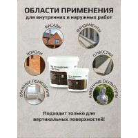 Лак по кирпичу и бетону акриловый антисептический Доминар БС 87 полуглянцевый, 0.9 кг L87215