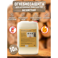 Огнебиозащита для древесины Доминар бесцветная БС 83 10 л, 2 группа J70942