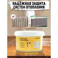 Эмаль акриловая для радиаторов Доминар БС 15м матовая  2.4 кг K90607