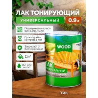 Универсальный лак FARBITEX (тонирующий; по дереву; тик; 0.9 л) 4300009384