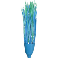 Метла полипропиленовая ООО Агростройлидер круглая пятикольцевая с черенком САД-14.05.1