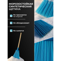Метла ООО Агростройлидер синтетическая веерная 260x200мм б/ч малая САД-14.01