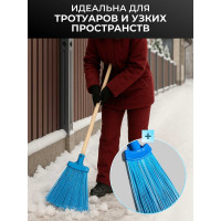 Метла ООО Агростройлидер синтетическая веерная 260x200мм б/ч малая САД-14.01