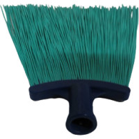 Метла ООО Агростройлидер синтетическая плоская Гном 275x290мм б/ч средняя САД-14.02